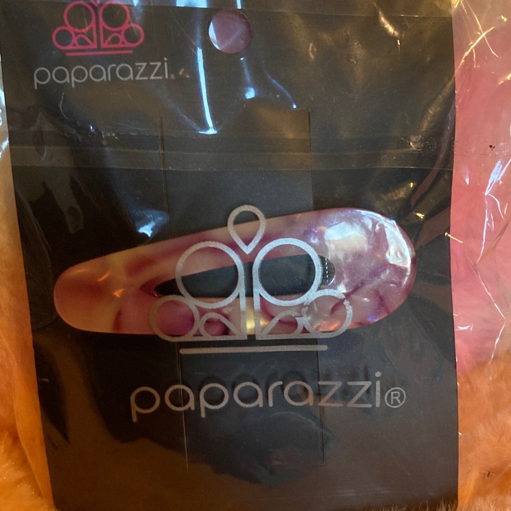 Paparazzi Marble Pink Hair Clip